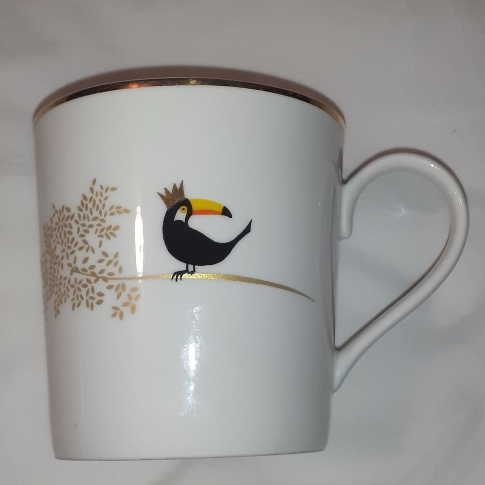 Sara Miller x Portmeirion Toucan Picadilly Mug‎ 22k